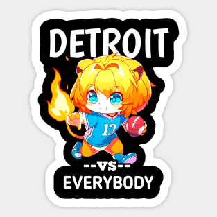 Detroit vs Everybody Sticker